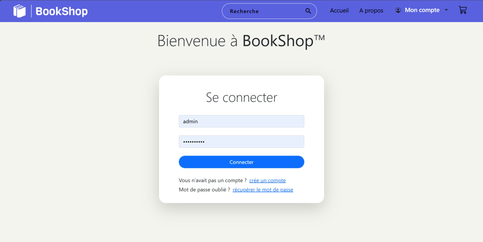 Bookshop Screenshot 2